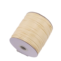 (404) Непрозрачное AB Кислое яблоко Кожзаменитель шнуры, Аксессуары для ожерелья и браслета своими руками, цветочный белый, 2 мм, около 87.49 ярдов (80 м) / рулон