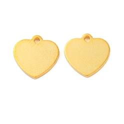 Золотой 925 подвески в форме сердца из стерлингового серебра, золотые, 10x10x1 мм, отверстие : 1.2 мм