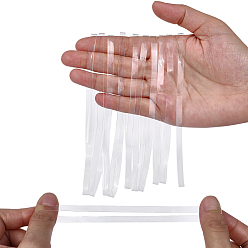 Прозрачный Прозрачная резиновая лента из ТПУ, эластичные резиновые ленты для обертывания книг, камеры, искусство, Готовка, упаковка, упражнение, обертывания пакетов, прозрачные, 200x5x0.5 мм, 62.5г (примерно 100шт)