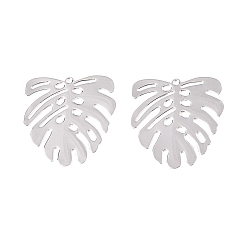 Платинированный Латунные подвески, без кадмия, без никеля и без свинца, лист, Реальная платина, 22x21x0.5 мм, отверстие : 1 мм