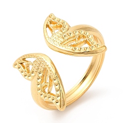 Настоящее золото 18K Ионное покрытие (ip) 201 открытая манжета из нержавеющей стали, кольцо на палец с бабочкой для женщин, реальный 18 k позолоченный, размер США 6 1/2 (16.9 мм), 3 мм