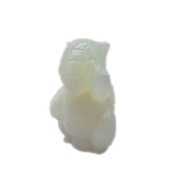 Опал Украшения для скульптур из синтетического опалита, для домашнего офисного стола, Манис pentadactyla, 50~60 мм