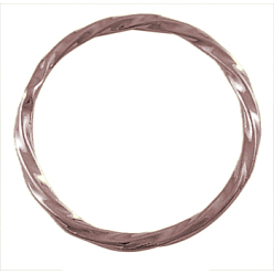 Red Copper Alloy Linking Rings, Circle Frames, Lead Free and Cadmium Free, Red Copper, 21x2mm, Hole: 1mm
