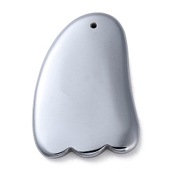 Терагерцовый камень Инструменты для массажа синтетическими терагерцовыми камнями, доски рога гуа ша для профессионального или домашнего спа, расслабляющий, выздоровление, боли, 72x48.5x7 мм, отверстие : 2.2 мм