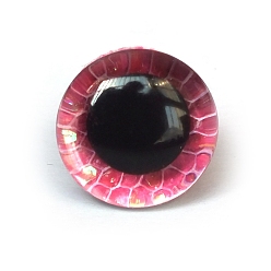 Fuchsia Shining Plastic Doll Safety Craft Eye, for DIY Doll Toys Puppet Plush Animal Making, Fuchsia, 9mm