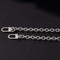 Нержавеющая Сталь Цвет Цепочные ремни для сумок из нержавеющей стали с защитой от потускнения, с застежками, для замены сумочки или сумки через плечо, цвет нержавеющей стали, 650 мм