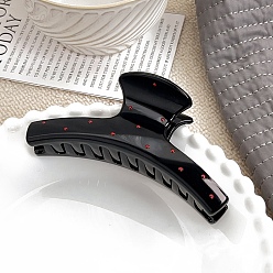 Черный Заколки для волос с когтями из смолы, аксессуары для волос для женщин и девочек, чёрные, 61x115 мм