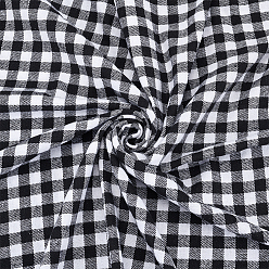 Белый 1.5м клетчатая поликоттоновая ткань, для аксессуаров для одежды, белые, 1500x0.5 мм