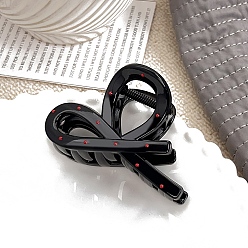 Черный Заколки для волос с когтями из смолы, аксессуары для волос для женщин и девочек, чёрные, 54x81 мм