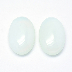 Opalite Opalite Oval Palm Stone, Reiki Healing Pocket Stone for Anxiety Stress Relief Therapy, 60~60.5x40~40.5x20~20.5mm