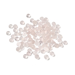 Розовый Кварц Купол из натурального розового кварца/полукруглые кабошоны, 3x2 мм