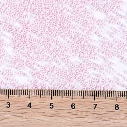 (RR3326) Opaque Misty Rose MIYUKI Round Rocailles Beads, Japanese Seed Beads, (RR3326) Opaque Misty Rose, 15/0, 1.5mm, Hole: 0.7mm, about 5555pcs/bottle, 10g/bottle