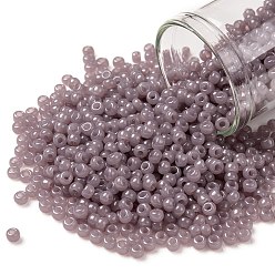 (1151) Translucent Light Amethyst Тохо 8/0 круглые бусины, японский бисер, (1151) полупрозрачный светлый аметист, 3 мм, отверстие : 1 мм, Около 222 шт / 10 г