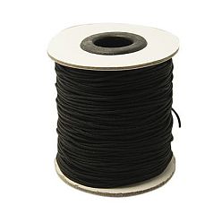 Черный Нейлоновая нить, чёрные, 1 мм, около 100 ярдов / рулон (300 футов / рулон)