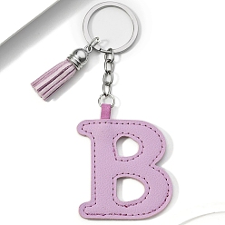 Letter B Брелки из искусственной кожи, украшения для сумок и кошельков, алфавит, В письме, 12x4 см