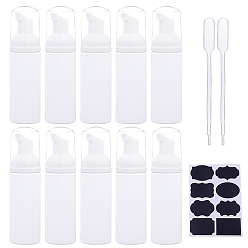 Mixed Color Plastic Squeeze Bottles, with Chalkboard Sticker Labels, Adhesive Stickers, Plastic Transfer Pipettes, Mixed Color, 37x6~37mm, Hole: 2mm