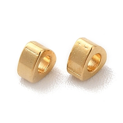 Настоящее золото 24K Латунные бусины, без кадмия и без свинца, долговечный, треугольные, реальный 24 k позолоченный, 3x3x1.5 мм, отверстие : 1 мм