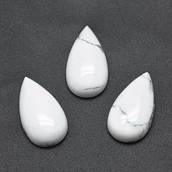 Говлит Природные кабошонов Говлит, слеза, 27~28x14.5~15.5x5~7 мм