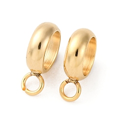 Золотой 304 дуги из нержавеющей стали, золотые, 9.5x7x3 мм, отверстие : 2 мм