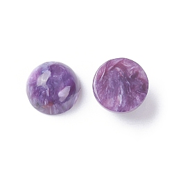 Чароит Натуральный чароита кабошоны, полукруглые / купольные, 8x4 мм