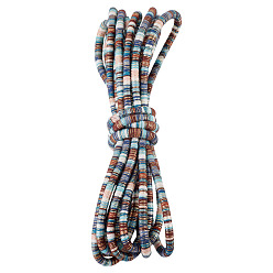 Прусский Синий 5 резина с полиэстеровым эластичным шнуром, берлинская лазурь, 1/4 дюйм (6 мм), около 5.47 ярдов (5 м) / комплект