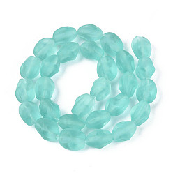 Средний Бирюзовый Матовое ручное производство, самородки, средне бирюзовый, 13.5~14.5x9~11.5x9~11.5 мм, отверстие : 1.2~1.5 мм, около 27~28 шт / нитка, 14.17~14.96'' (36~38 см)