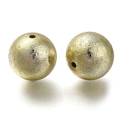 Champagne Gold УФ-покрытие ccb пластиковые бусины, текстура, круглые, шампанское золото, 20 мм, отверстие : 2.5 мм
