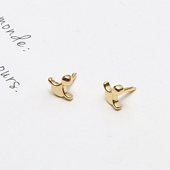 Золотой Латунные штифты, для изготовления жемчуга в стиле барокко призрачной ведьмы, слеза, золотые, 5x6 мм