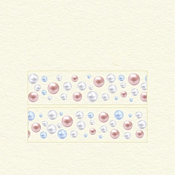 Светло-желтый Скрапбукинг наклейки питомец декоративные наклейки, жемчуг ляньюань серия, светло-желтый, 2x17x0.1 мм