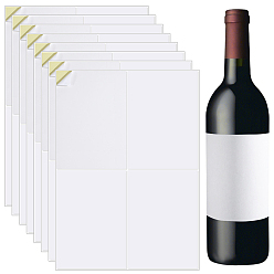 Белый Самоклеящаяся бумага для наклеек, для лазерного принтера, белые, 296x210x0.15 мм