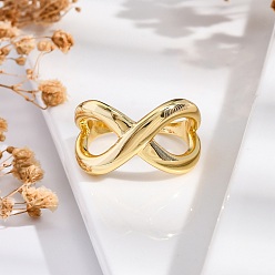 Настоящее золото 18K Кольца-манжеты для женщин из латуни с покрытием стойки, долговечный, реальный 18 k позолоченный, 13 мм, регулируемый