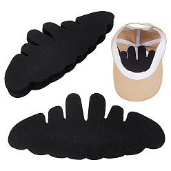 Черный Фетровая вставка для формовки бейсболок, поддержка полей шляпы, чёрные, 129x294x1 мм