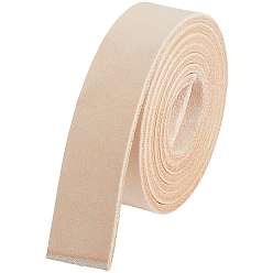 Античный Белый 1плоский кожаный шнур из поликарбоната, для кожевничества, старинный белый, 24x3.5~4 мм, около 100~125 см/шт.