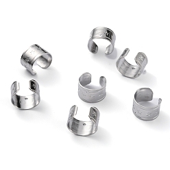 Платина Ушные манжеты выводы, звонить звездочкой, платина, 10.5x11x7 мм, отверстие : 0.8 мм