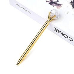 Говлит Шариковая ручка из натурального говлита, шариковая ручка из нержавеющей стали, офисные школьные принадлежности, 150 мм