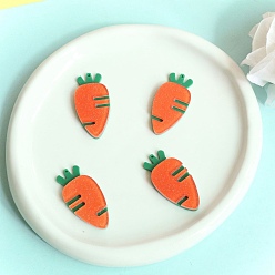 Carrot Фруктовые акриловые подвески, морковь, 40x20x5 мм