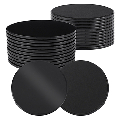 Черный Скользящие диски из полипропиленового пластика, поликоттона и пенопласта для йоги, упражнения для тела, чёрные, 175x7.5 мм