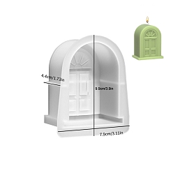 Arch Формы для свечей из пищевого силикона своими руками, для изготовления свечей, замок, арка, 7.9x4.4x9.9 см