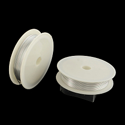 Гейнсборо Круглая алюминиевая проволока, гибкая металлическая проволока для изготовления ювелирных изделий своими руками, светло-серые, 20 датчик, 0.8 мм, 5 м / рулон (16.4 фут / рулон), 10 рулонов / группы