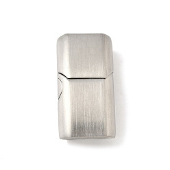 Нержавеющая Сталь Цвет Штыковые застежками из нержавеющей стали, прямоугольные, цвет нержавеющей стали, 304 мм, отверстие : 27x14x8 мм