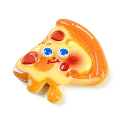 Pizza Непрозрачные кабошоны из смолы, искусственный хлеб, пицца, 28.5x32x9 мм