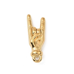 Другие 304 подвески из нержавеющей стали, без никеля , ионное покрытие (ip), жест, 23.5x8x5 мм, отверстие : 1.6 мм