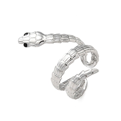 Нержавеющая Сталь Цвет 304 из нержавеющей манжеты кольца стальные эмалированные, змея, цвет нержавеющей стали, регулируемый