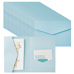 Turquoise Pálido Tarjeta de invitación de papel, Rectángulo, turquesa pálido, 130x180x1 mm