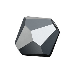 23980 272 Hematite Хрустальные бусины preciosa®, чешский хрусталь, биконус(451 69 302 рондель), 23980 272 гематит, 5 мм, отверстие : 1 мм