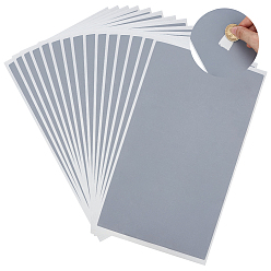 Серый Наклейка-пароль с бумажным покрытием, поделки соскоб наградной карты, прямоугольные, серые, 221x115x0.2 мм, наклейка: 210x110 мм