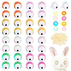 Ligamaza Kits para hacer ojos de muñeca, con ojo de seguridad PP, almohadillas y juntas, mielada, 25x25 mm