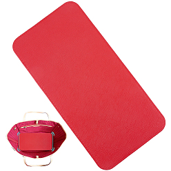 Красный Дно сумки из искусственной кожи, формовочное основание сумки, прямоугольные, красные, 300x152x4 мм