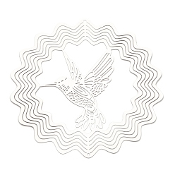 Птица 201 подвески/звенья из нержавеющей стали, гравированные металлические украшения, птица, 150x0.3 мм, отверстие : 2.8 мм