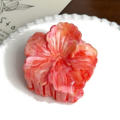 Помидор Заколки для волос с когтями из смолы, аксессуары для волос для женщин и девочек, цветок, помидор, 71 мм